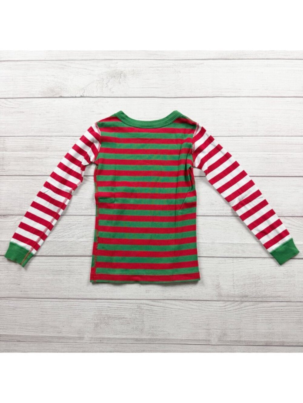Hanna Andersson Kids Christmas Pajama Set Long Sleeve Striped Organic Cotton US - Picture 3 of 5